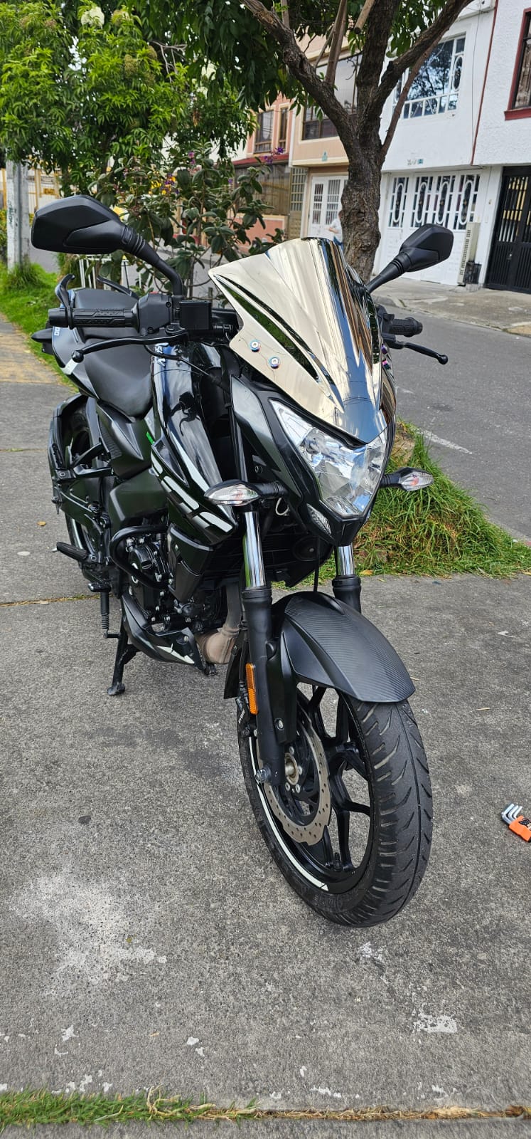 Cupula Windscreen Pulsar Bajaj Ns 160 200 Plata - Imagen 2