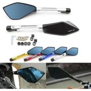 Espejos Rizoma 5 Puntas Grande Vidrio Claro Universales Lujo