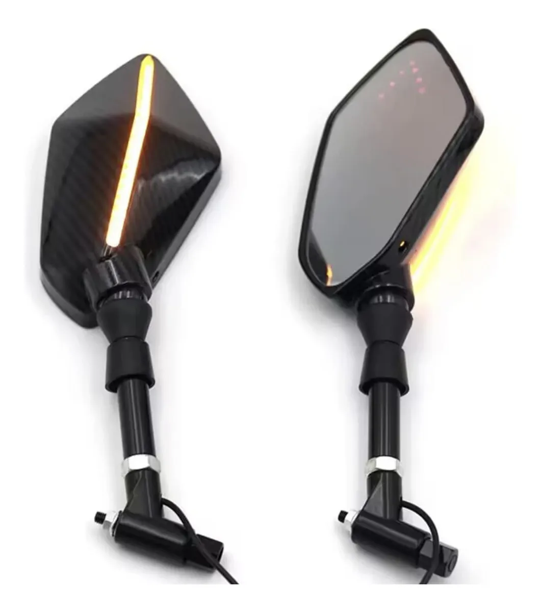 Espejos Con Direccional Secuencial Motos Naked Universales