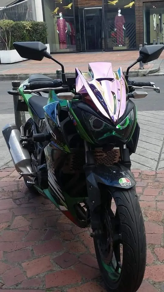 Cupula Windscreen Kawasaki Z250 Tornasol Iridio - Imagen 2