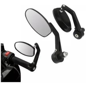 Espejos Moto Cafe Racer Universal Lujo Accesorio Semi Ovalo