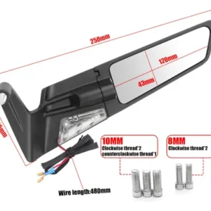 Espejos Aleron Naked Con Direccional Universal