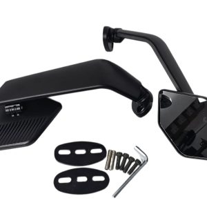 Espejos Aleron Carenada Stealth Max Negro Universal Lujo